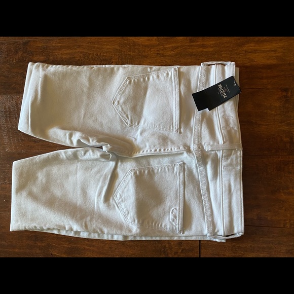 White Cropped Denims - Picture 1 of 2